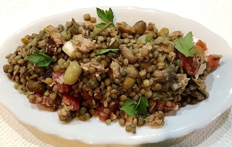 σαλάτα φακές